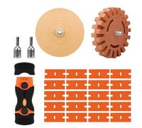 Goma para Eliminar Adhesivos, Rasqueta de Plástico, Eliminador adhesivo de goma, Pegatina Adhesiva de Goma, Rueda de Borrador de Calcomanías,Para Quitar Rayas, Pegatinas, Adhesivos de Vinilo Adhesivo