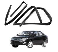 Goma para Ventana de Coche para Toyota Corolla 2004-2017 OE: 68151-12211 68141-12511 68152-12170 68142-12240, Sellador de Ranura Guía de EPDM Perfil de Cerramiento Antivibración para Auto