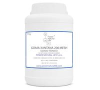 Goma Xantana 200 Mesh Grado Técnico en Polvo | Power Natural Life | Bote 1 kg | Uso Técnico e Industrial | Espesante, Estabilizante e Modificador de Viscosidade