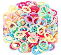 Gomas de Pelo Niña, Suiyeejan Mini Bandas de Pelo, Multicolor Gomas Elásticas de Algodón, Lazo de Pelo Elástico de Pelo Coletero de Niñas Colorido para Niñas Bebé (Multicolor-200 Piezas)