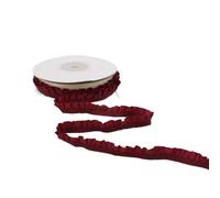 Gomas elasticas musculacion 5 Yardas de Encaje con Volantes elásticos, Bandas Blancas y Negras puras, Cinta elástica for Envolver Regalos, Accesorios Tela for Costura DIY(Pleated elastic-03)