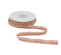 Gomas elasticas musculacion 5 Yardas de Encaje con Volantes elásticos, Bandas Blancas y Negras puras, Cinta elástica for Envolver Regalos, Accesorios Tela for Costura DIY(Pleated elastic-07)