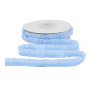 Gomas elasticas musculacion 5 Yardas de Encaje con Volantes elásticos, Bandas Blancas y Negras puras, Cinta elástica for Envolver Regalos, Accesorios Tela for Costura DIY(Pleated elastic-17)