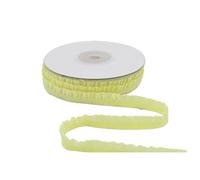 Gomas elasticas musculacion 5 Yardas de Encaje con Volantes elásticos, Bandas Blancas y Negras puras, Cinta elástica for Envolver Regalos, Accesorios Tela for Costura DIY(Pleated elastic-11)