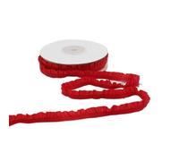 Gomas elasticas musculacion 5 Yardas de Encaje con Volantes elásticos, Bandas Blancas y Negras puras, Cinta elástica for Envolver Regalos, Accesorios Tela for Costura DIY(Pleated elastic-04)