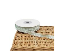 Gomas elasticas musculacion 5 Yardas de Encaje con Volantes elásticos, Bandas Blancas y Negras puras, Cinta elástica for Envolver Regalos, Accesorios Tela for Costura DIY(Pleated elastic-16)