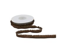 Gomas elasticas musculacion 5 Yardas de Encaje con Volantes elásticos, Bandas Blancas y Negras puras, Cinta elástica for Envolver Regalos, Accesorios Tela for Costura DIY(Pleated elastic-20)