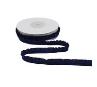 Gomas elasticas musculacion 5 Yardas de Encaje con Volantes elásticos, Bandas Blancas y Negras puras, Cinta elástica for Envolver Regalos, Accesorios Tela for Costura DIY(Deep Blue)