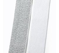 Gomas elasticas musculacion Banda elástica de Nailon Seda, 3/5/10 Metros, 25-50mm, Cinta poliéster, Goma, Cinturones Vestir, Accesorios Costura(Silver,5Meters,25mm)