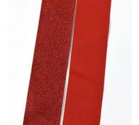 Gomas elasticas musculacion Banda elástica Suave de Nailon 25-50mm, Cinta Goma Licra con Lentejuelas, Ropa Interior, Falda, Accesorios Costura DIY, 5/10 Metros(Red,5Meters,40mm)