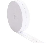 Gomas elasticas musculacion Bandas elásticas con Ojales de 2/5M, Banda Costura elástica Parte Posterior Plana 15/20/25mm, cinturón cordón elástico Punto for Pretina Pantalones DIY(White,5Meter,25mm)