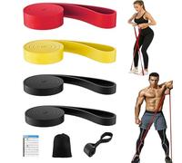 Gomas Elasticas Musculacion,Bandas Elasticas Fitness con Anclaje para Puerta y Bolsa de Almacenamiento ,para Pilates/Yoga/Fisioterapia