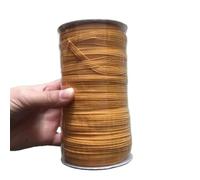 Gomas elasticas musculacion Cinta elástica de 2/5 Yardas y 6mm, Banda Licra con Brillo Alambre Dorado for Recortar Tela for Costura, Accesorios Prendas DIY(Gold Yellow,2yard)