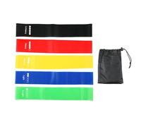 Gomas Elásticas Musculación - Cintas Elásticas Musculación - Bandas Elásticas Fitness - Incluye Guía de Entrenamiento en Inglés y Bolsa de Transporte - Ideal para Ejercicios Musculares y Yoga