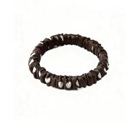 Gomas elásticas para el pelo de seda de morera, 19 mommes, coletas para el pelo, gomas para el pelo, gomas para el pelo, de seda, invisibobble silk scrunchie para mujeres y niñas, color café