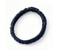 Gomas elásticas para el pelo de seda de morera, 19 mommes, coleteros para el pelo, gomas para el pelo, de seda scrunchies, invisibobble silk scrunchie para mujer, niña, azul marino