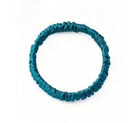 Gomas elásticas para el pelo de seda de morera, 19 mommes, gomas para el pelo, gomas para el pelo, gomas de pelo de seda scrunchies invisibobble silk scrunchie para mujer y niña, azul