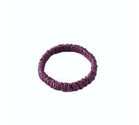 Gomas elásticas para el pelo de seda de morera, 19 mommes, gomas para el pelo, gomas para el pelo, gomas de pelo de seda scrunchies invisibobble silk scrunchie para mujeres y niñas, color morado