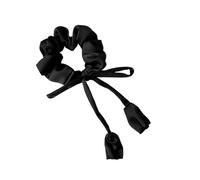 Gomas for el cabello grandes, coleteros for mujer, coleteros for el cabello, 1 unidad, coleteros bonitos for mujeres y niñas, coleteros elegantes con forma de tulipán(Black)