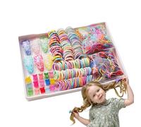 Gomas para cabellopara niñas - Paquete de 24 soportes para coletas, para cabello, colores mezclados | Gomas para cabellocómodas para todo día para deportes escolares