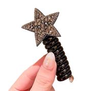 Gomas Pelo 1 par de anillo de Cable de teléfono for adultos, bonito anillo for el pelo, lazo for el pelo grande esmerilado for adultos, anillo for la cabeza, Cable de teléfono for niños Para El Pelo G