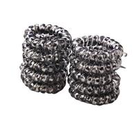gomas pelo espiral 10 unids/set 3cm pequeña línea telefónica cuerdas for el cabello niñas bandas elásticas for el cabello chico Cola de Caballo titular lazo accesorios for el cabello(Style 2)
