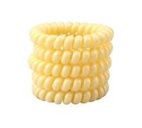 gomas pelo espiral 5 unid/set bandas for el cabello for mujer, accesorios, cable de teléfono colorido, lazo elástico for el cabello, cordón en espiral, banda de goma for chica, Scrunchie(Color 8)