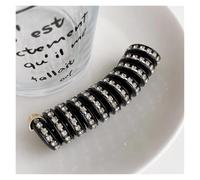 Gomas Pelo Mujer 1/3 Uds línea telefónica cuerda for el cabello coleta de cristal for mujer diademas muy elásticas niñas lazos for resina accesorios for(Black-1pc)