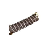 Gomas Pelo Niña 1 par de diamantes de imitación línea telefónica lazo for el cabello espiral bobina goma línea telefónica lazo for el cabello bandas elásticas alta cuerda elástica for la cabeza cola d