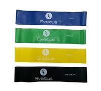 Gomas Resistencia Sveltus - 4 Bandas Elásticas 425 x5 cm talla UNICA