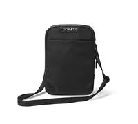 Gomatic Bolsa Mensajera Pequeña - Pochette EDC Unisex con RFID, Bolsa Bandolera Impermeable para Objetos Esenciales - Bolsa Cruzada Minimalista para Hombre y Mujer - Negra