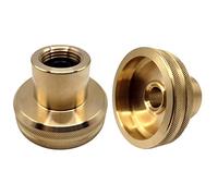 Gomet Adaptador europeo del cilindro del tanque de la botella del propano del gas de LPG GPL 21.8m m a DISH