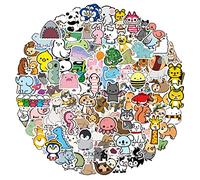 Gometettes 12 hojas 107 gomas adhesivas infantiles impermeables para decoración de regalos