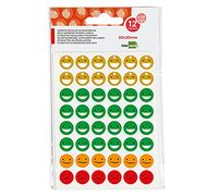 Gomets escolar liderpapel caras bolsa de 12 hojas 48 caras por hoja colores surtidos - GT01