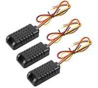 GOMETY 3 Piezas Sensor Digital Capacitivo de Temperatura y Humedad, Módulo Sensor de Temperatura y Humedad DHT21/AM2301A, Compatible con Proyectos de Arduino, Negro