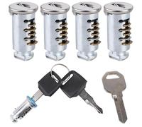 GOMETY 4 núcleos de cerradura para Thule, llave Thule. Contiene 4 cilindros de cierre, 2 llaves y 1 llave de control