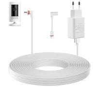GOMETY Cable de alimentación y adaptador de cámara de 10 m de largo, compatible con cable micro USB con fuente de alimentación, cable de carga para anillo de extensión USB para cámara,