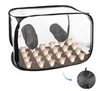GOMETY Caja de aire de lactancia para setas con 2 puertos de brazo, 90 x 60 x 60 cm, kit de cultivo compacto, caja de aire de pie, tienda de cultivo de hongos, plegable, para los amantes de las setas