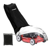 Gomety Cubierta para cortacésped con cordón, 193 x 64 x 112 cm, lona 210D Oxford, impermeable, para tractor de césped, protección contra el polvo, protección contra la intemperie, resistente a los