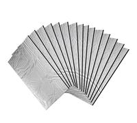 GOMETY - Juego de 15 placas de aislamiento de aluminio butilo, 25 x 18 cm, 5 mm, 0,68 m, aislamiento acústico y antivibración, autoadhesivo