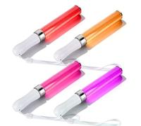 GOMETY Juego de 4 barras luminosas LED, 15 colores, accesorios para fiestas, juego de luces luminosas, juego de fiesta, juguetes luminosos, artículos de fiesta, para Navidad, fiestas, conciertos