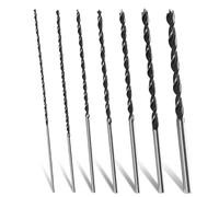 GOMETY Juego de 7 brocas para madera, 30 cm, extra afiladas, diámetro 4-12 mm, espiral para madera, para carpintería y bricolaje