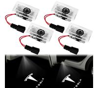 GOMETY Proyector LED para puerta de coche, luz de bienvenida para el modelo 3/Y/S/X, logotipo de entrada, iluminación LED para puerta de coche, luz de proyector LED (4)