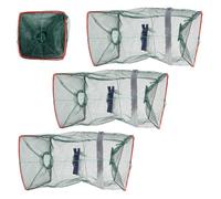 GOMETY Red De Pesca Con Cebo: 3 Piezas Red Plegable Para Pescado, Red Eficiente Para Anguilas, Para Pesca En Agua Dulce Y Salada (50 * 24 * 24cm)