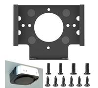 GOMETY Soporte de Pared: 1 Set Soporte Metálico Estable, Acceso a los Conectores VESA, para Mac Mini M4/M4 Pro (Negro)