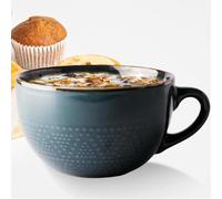 GOMETY Taza Grande de Cerámica, 700 ml, Multifuncional, Clásica, para Café, Té, Sopa, Batidos, Cereales, Ensalada, Frutas, Verduras