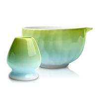 GOMETY Tazón de té matcha tradicional de 2 piezas, cuenco de té matcha tradicional de 18 oz, cuenco de cerámica matcha, tazón de matcha chawan, cuencos de té para matcha, cuenco de cerámica para