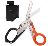 GOMETY Tijeras de emergencia Raptor Response, alicates plegables de acero inoxidable con 6 funciones, tijeras de rescate multiherramienta, tijeras para traumatismos para uso profesional en servicios de emergencia o tareas cotidianas.