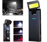 GOMETY Work Klein - Linterna de trabajo COB con base magnética y clip de hebilla para camping, mantenimiento, senderismo, emergencia y advertencias de seguridad