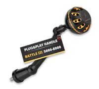 Gomexus Power Handle Compatible for Penn Battle III & IV Spinning Fishing Reel Reel Handle (Make Sure Your Reel's Size & Please Note The First Picture)